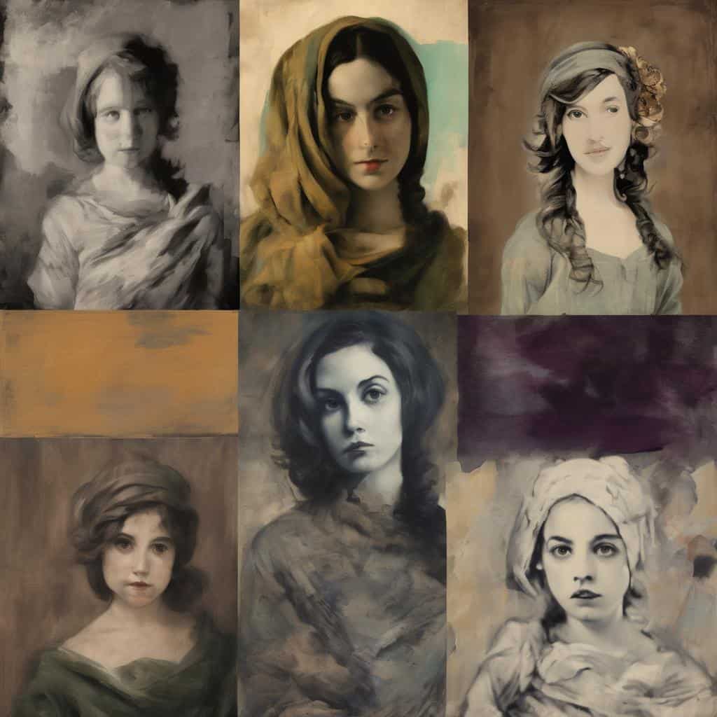 Ψηφιακή τέχνη, πορτραίτα, αφαίρεση ορίων μορφής, σύγχρονη ζωγραφική, εξελίξεις στην τέχνη, δημιουργικότητα, πειραματισμός στην τέχνη, ελευθερία έκφρασης.